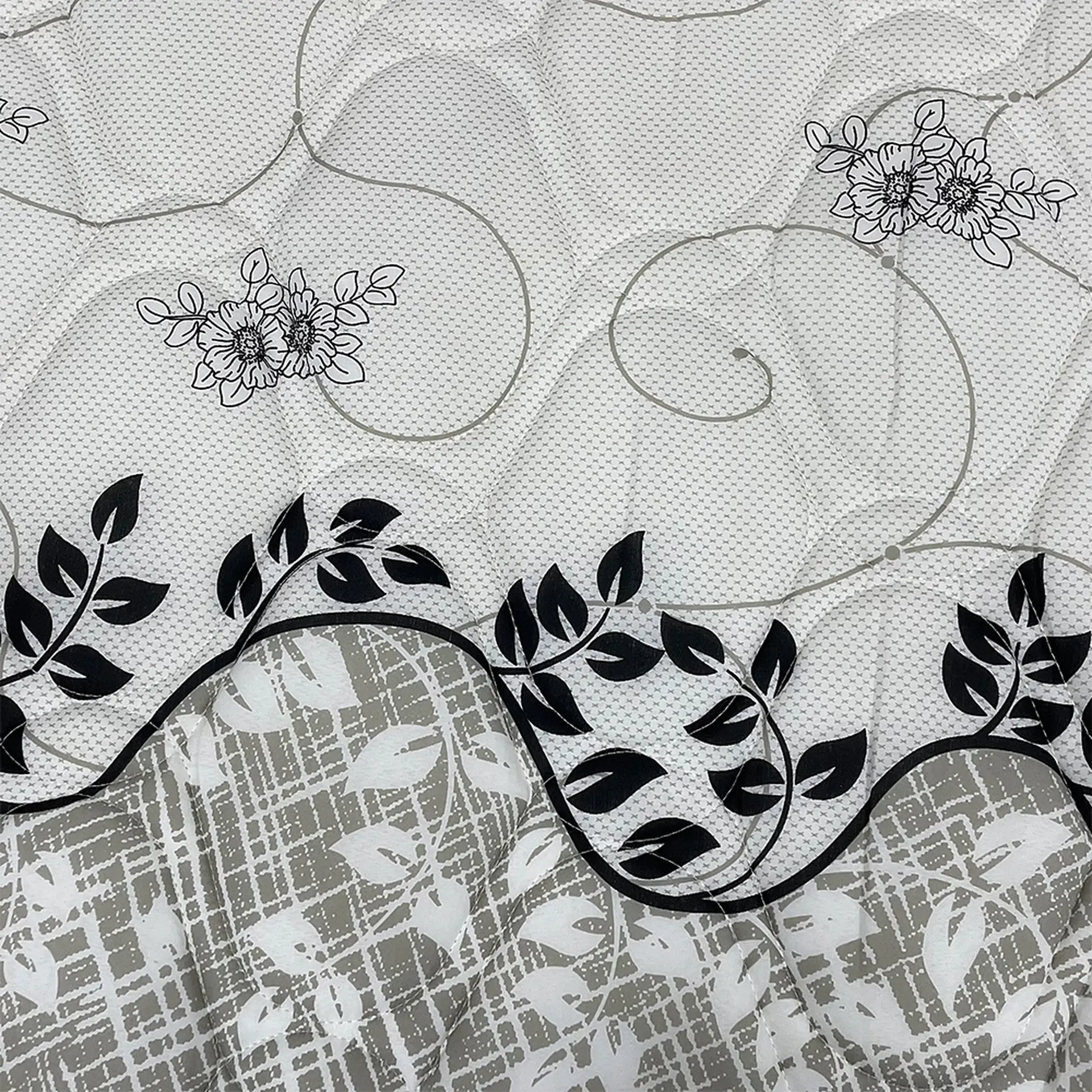 Colchão Queen Size Molas BlueWave Gazin Vercelli 158x198 - Preto/Branco