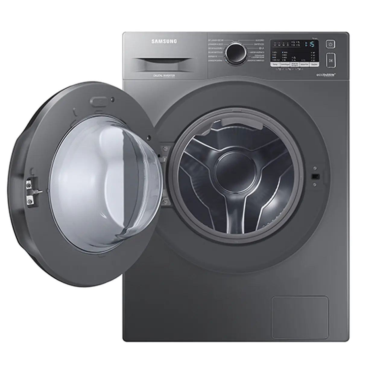 Lava e Seca Samsung 11kg EcoBubble com Vapor Inox 110V