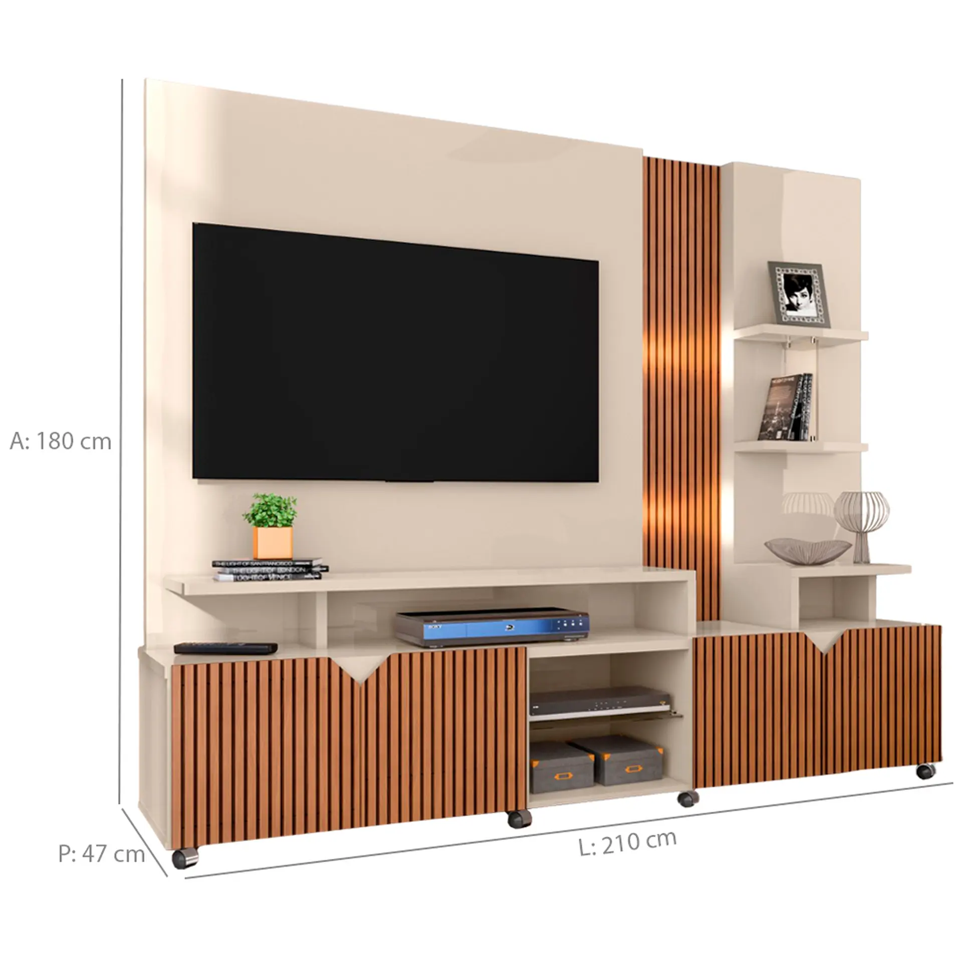 ロウジム Estante Home para TV até 55