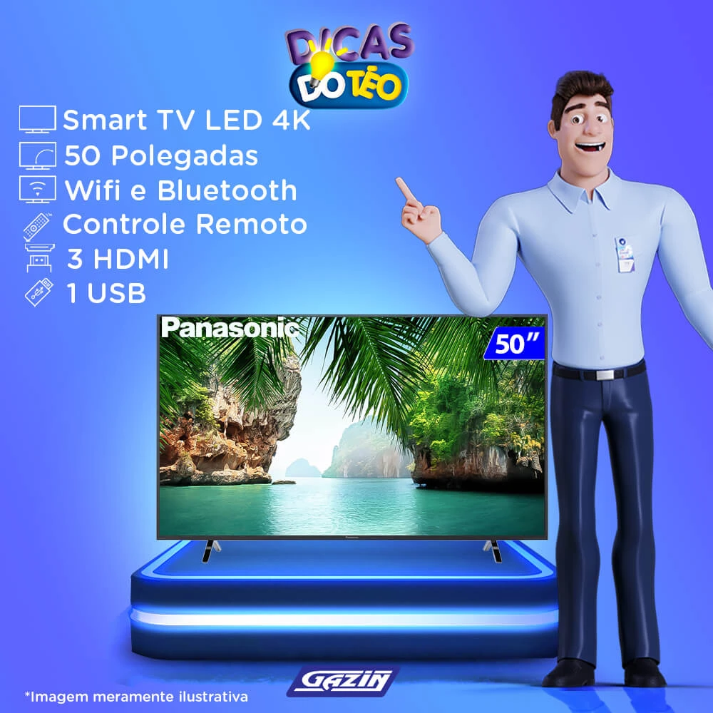 Televisor LED 4K 50 Smart Panasonic TC-50GX700B