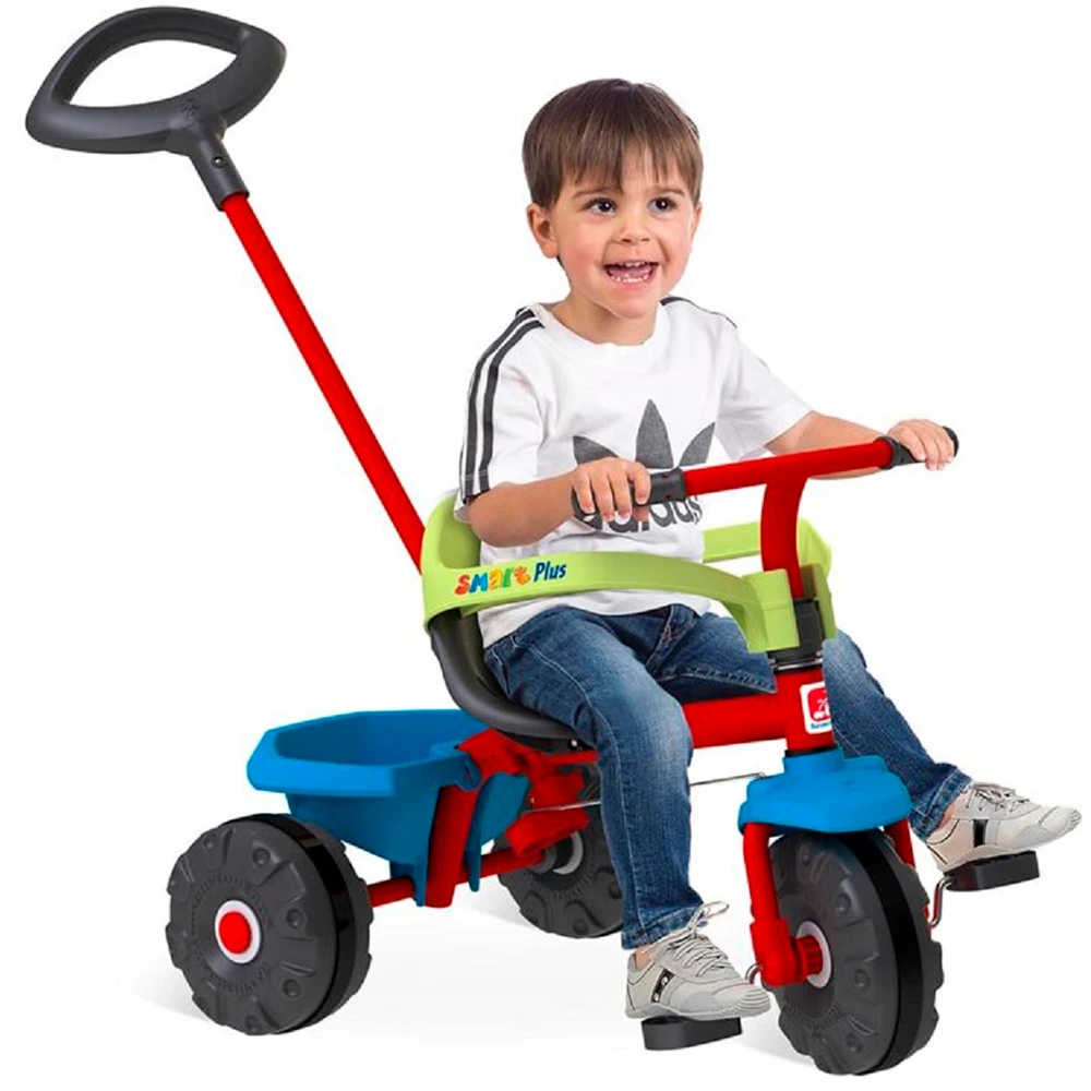 Triciclo Infantil com Empurrador Bandeirante Triciclo Smart Vermelho 276 -  Carrefour - Carrefour