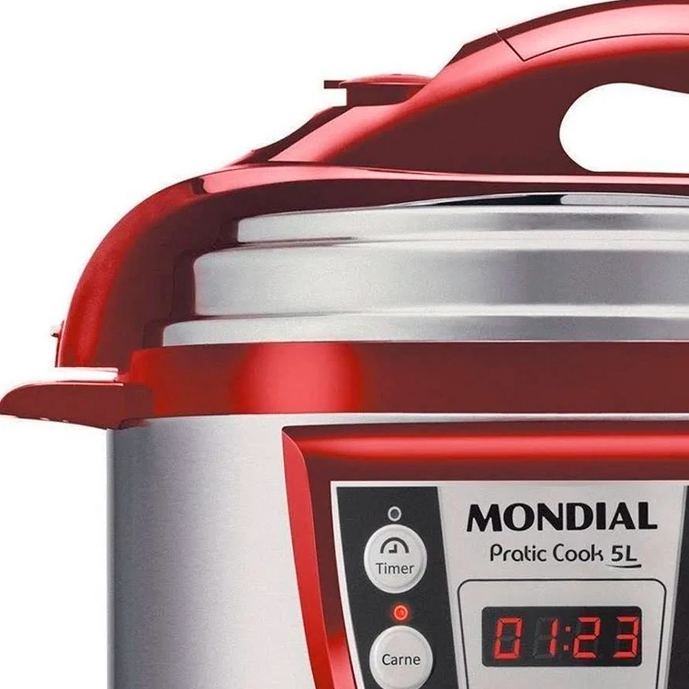 Panela pressao eletrica mondial pe 48 pratic cook 6l inox cod item 55005475