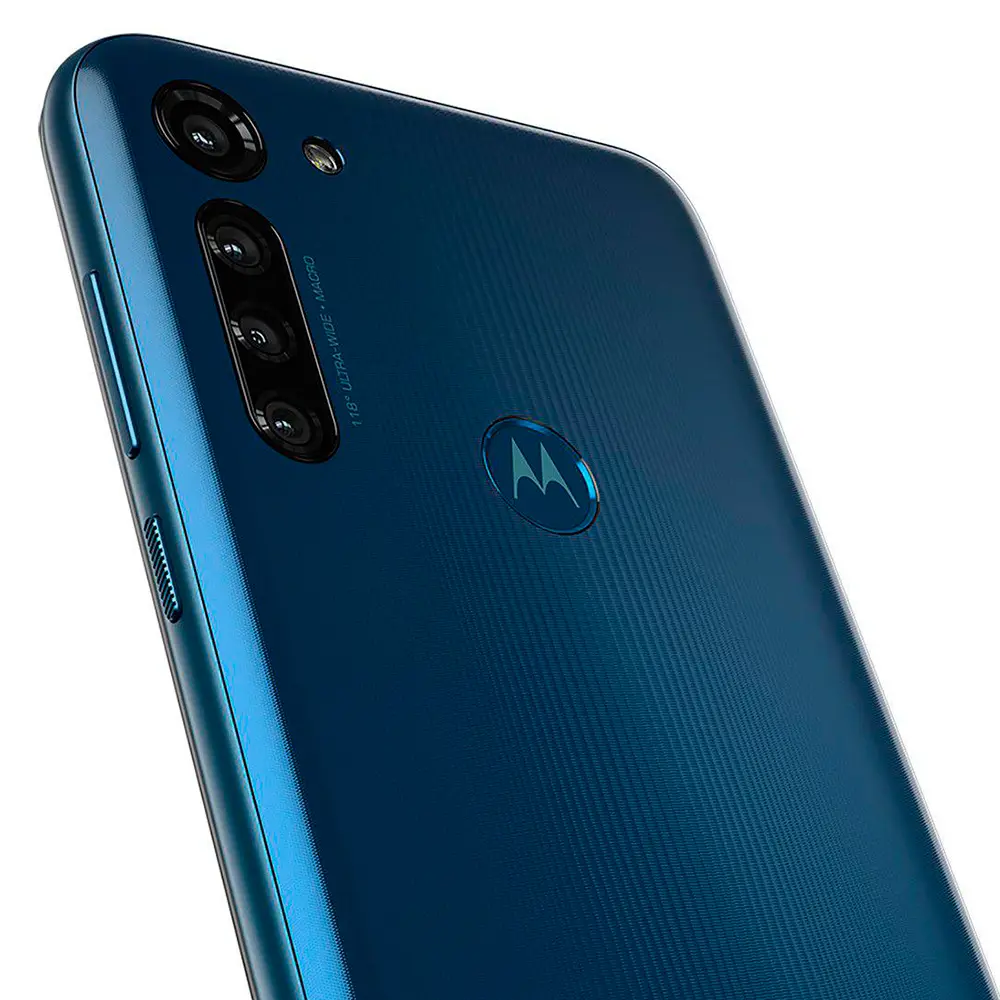 Smartphone Motorola Moto G8 Azul Capri Motorola, com Tela 6,4, 4G, 64GB e  Câmera de