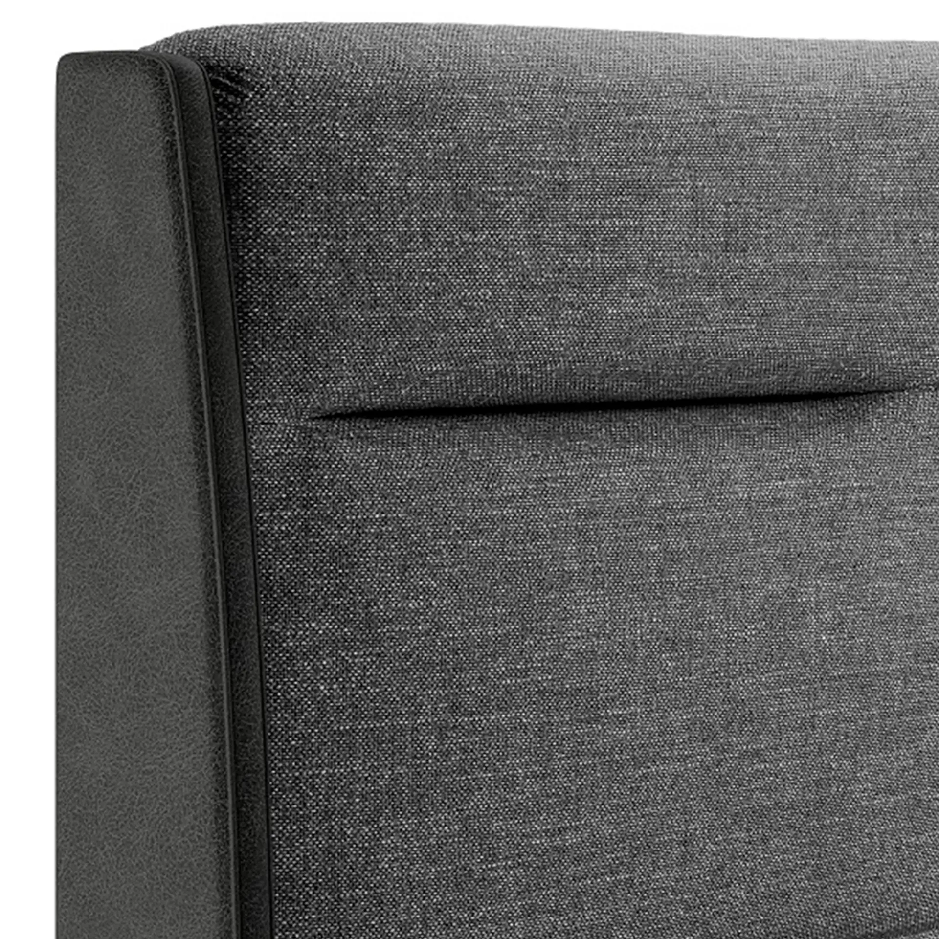 Cabeceira King Size Estofada 195cm Braga Dobue - Grafite LHP/Chumbo CV