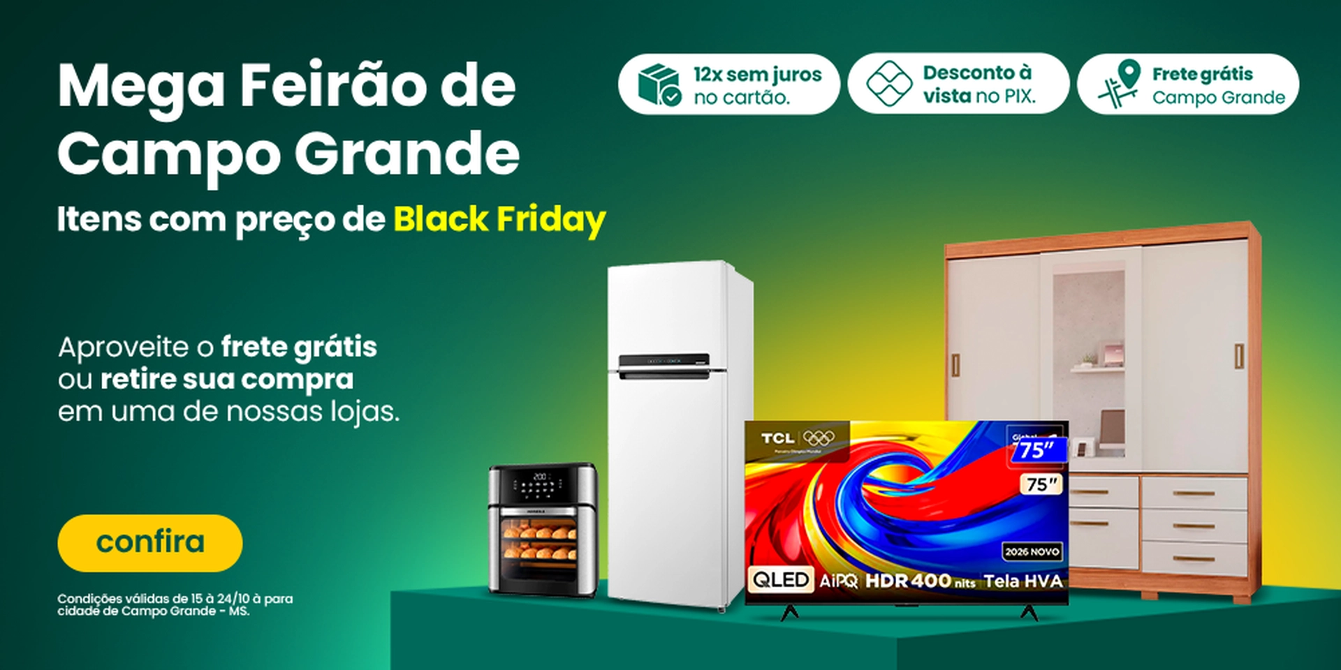 Banner Feirão de Campo Grande