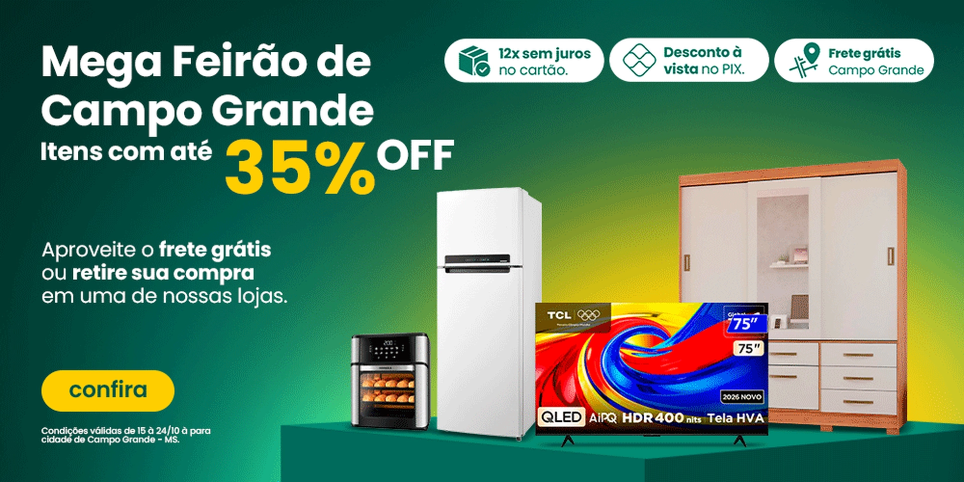 Banner Feirão de Campo Grande