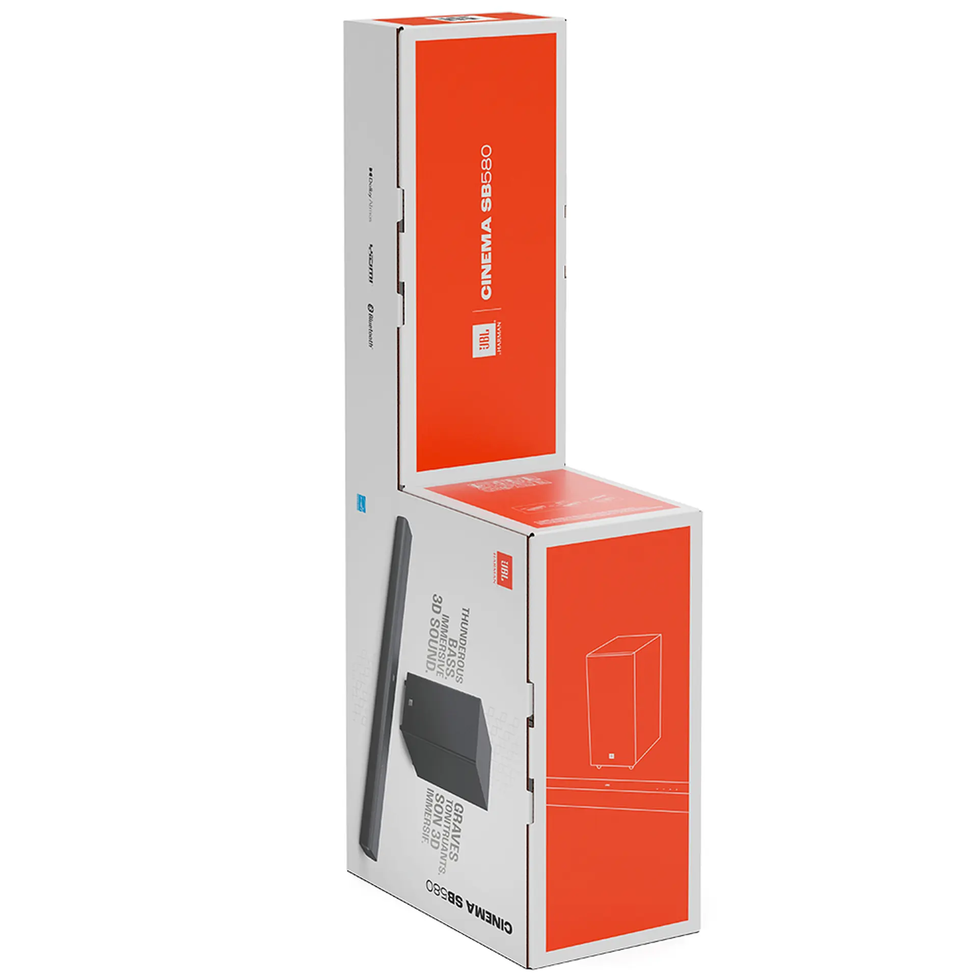 Soundbar JBL Cinema SB580 220W RMS Bluetooth 3.1 Canais