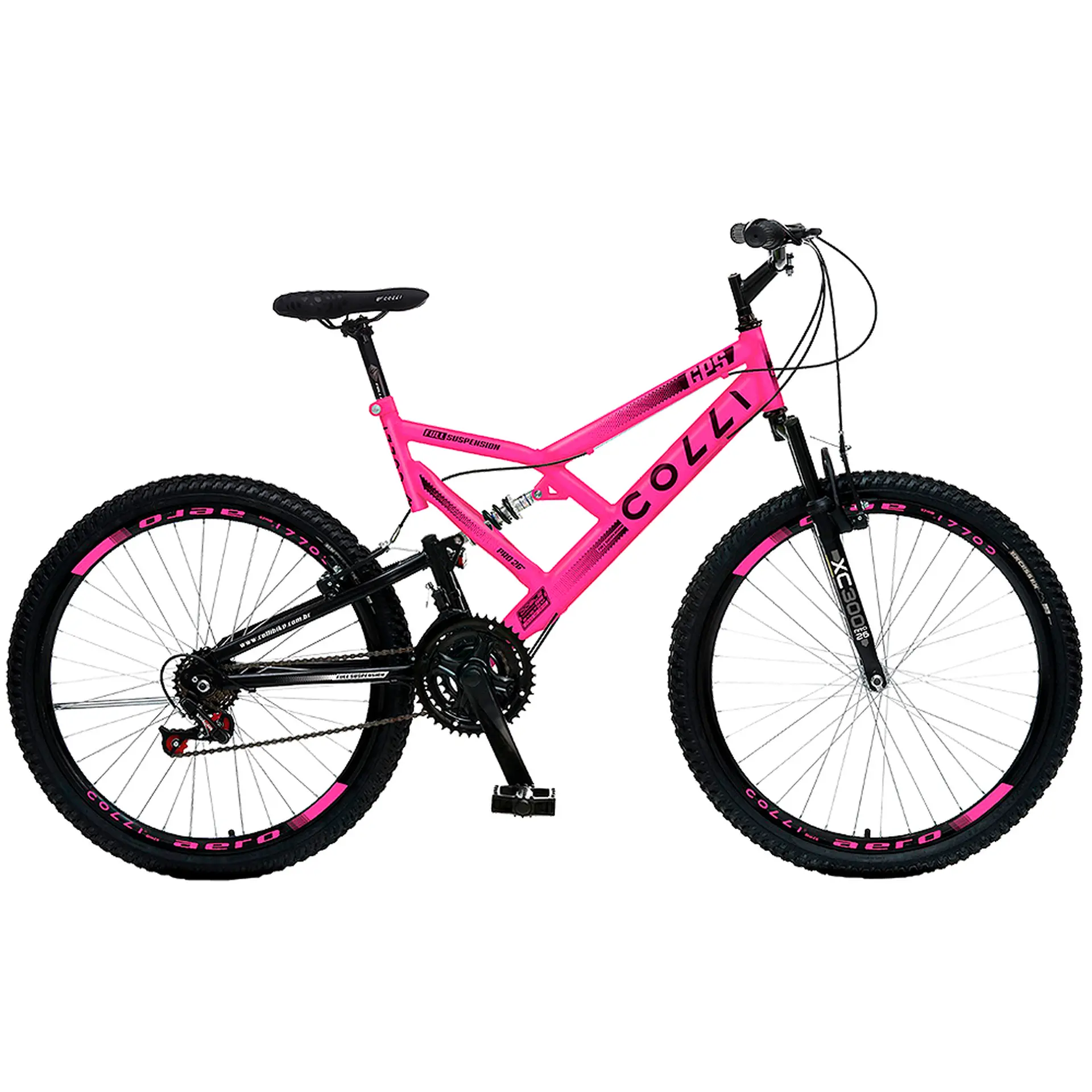 Bicicleta Colli GPS Aro 26 com 21 Marchas Cor Branca - Gazin