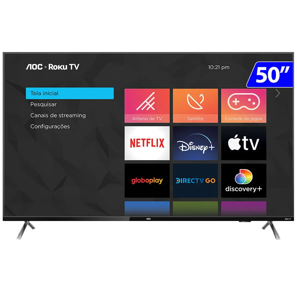 Smart-TV-AOC-Roku-LED-50-4K-UHD-Wi-Fi-50U612578G