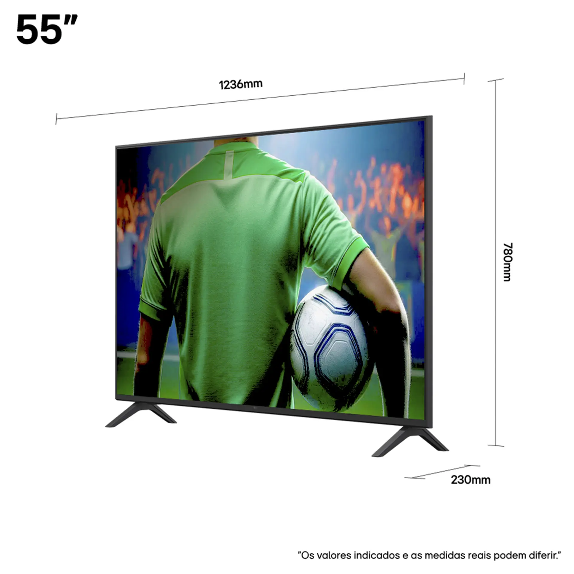 Smart TV LG 55” 4K Comando de Voz 55UA8550PSA