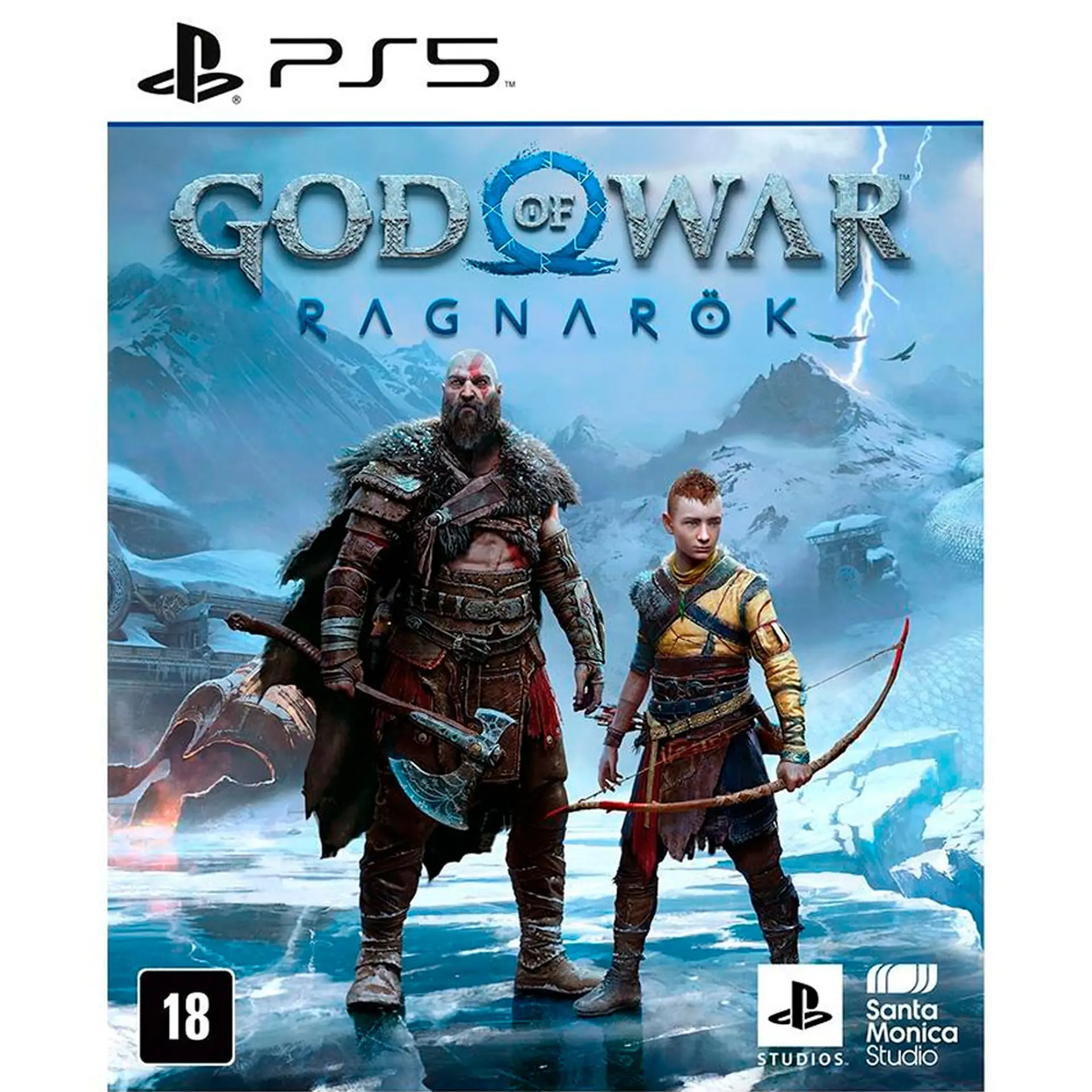 Jogo God Of War Ragnarok Edição Standard Para PS5 Mídia Física