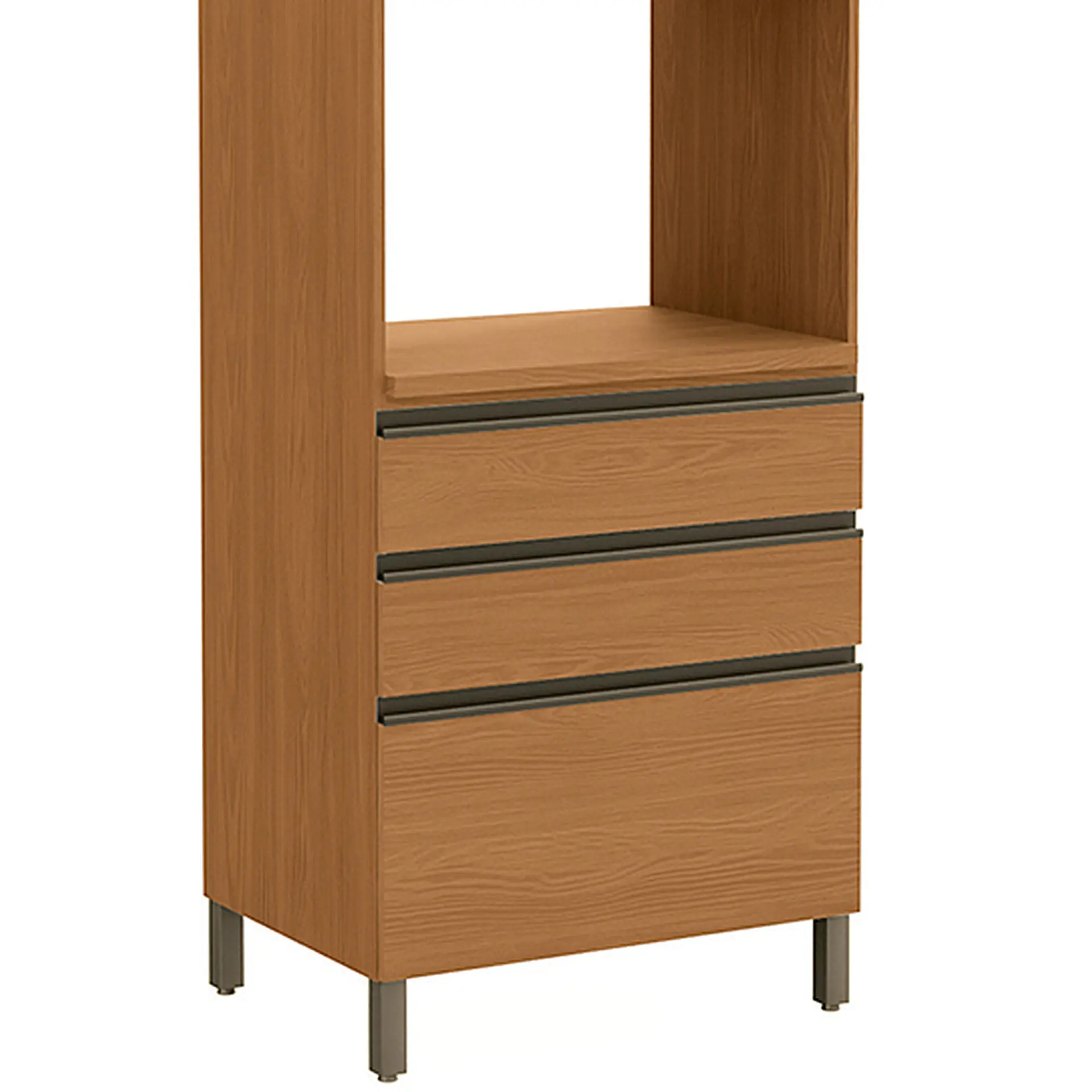 Torre Quente 2 Nichos para Forno 1 Porta 3 Gavetas MDP Maxxi