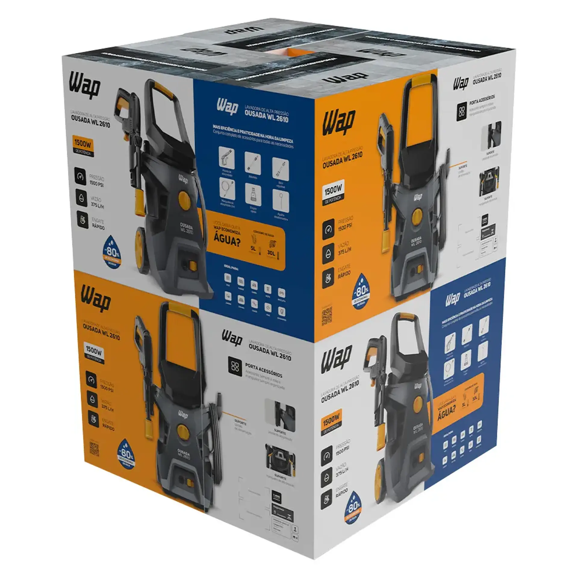 Lavadora de Alta Pressão Wap Ousada 1750PSI 1500W FW00947