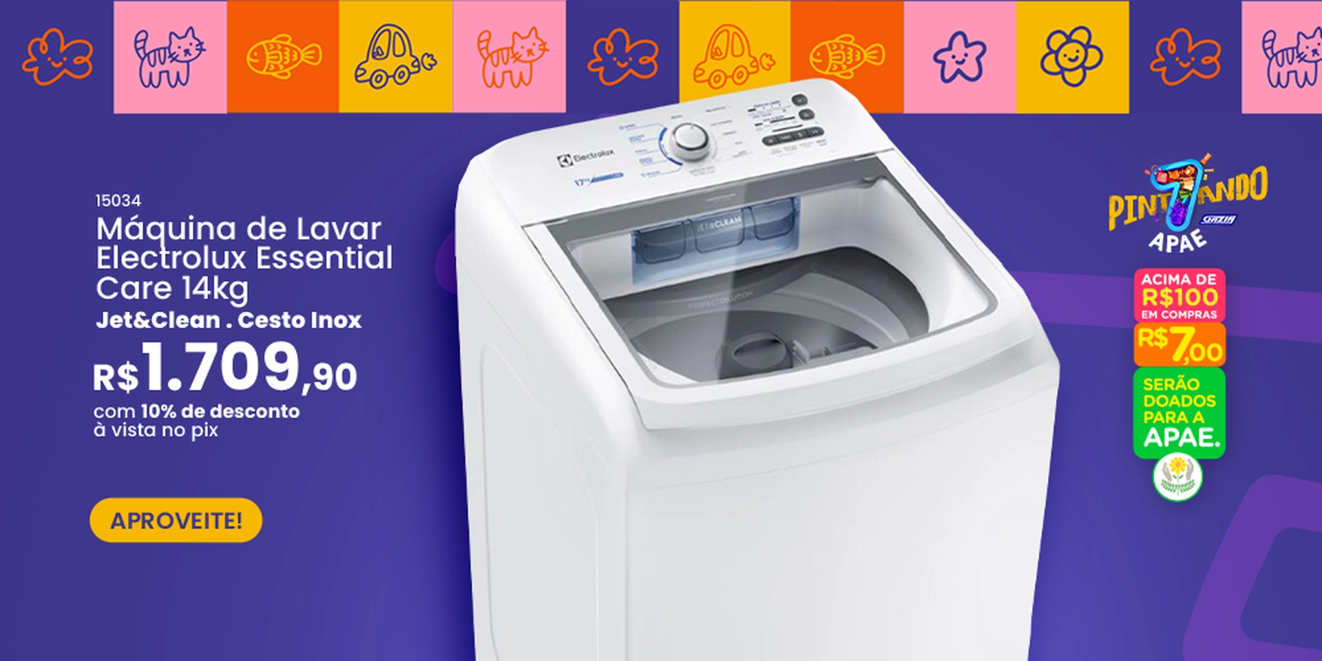Cooperado Maquina de Lavar Electrolux - 01 a 12-07