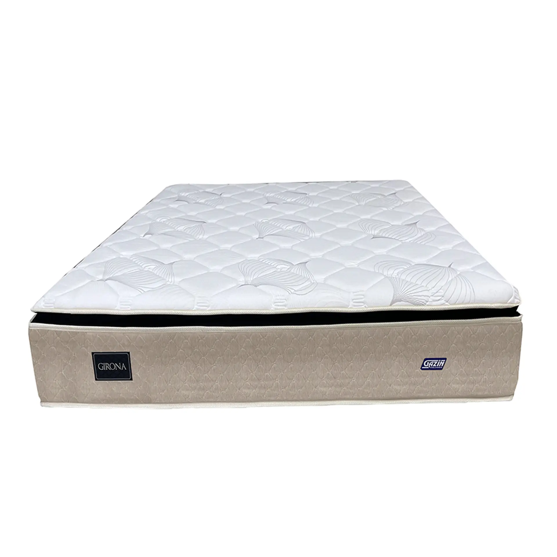 Colchão King Size Molas BlueWave Gazin Girona 193x203 - Areia