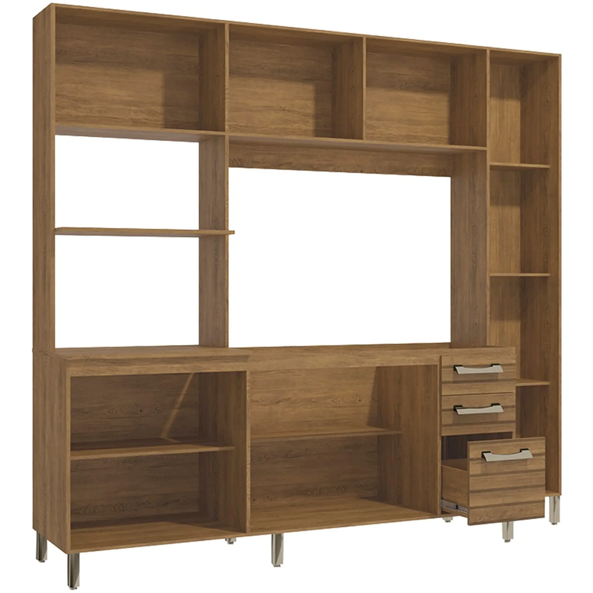 Cozinha Compacta 7 Portas 3 Gavetas Kappesberg E780