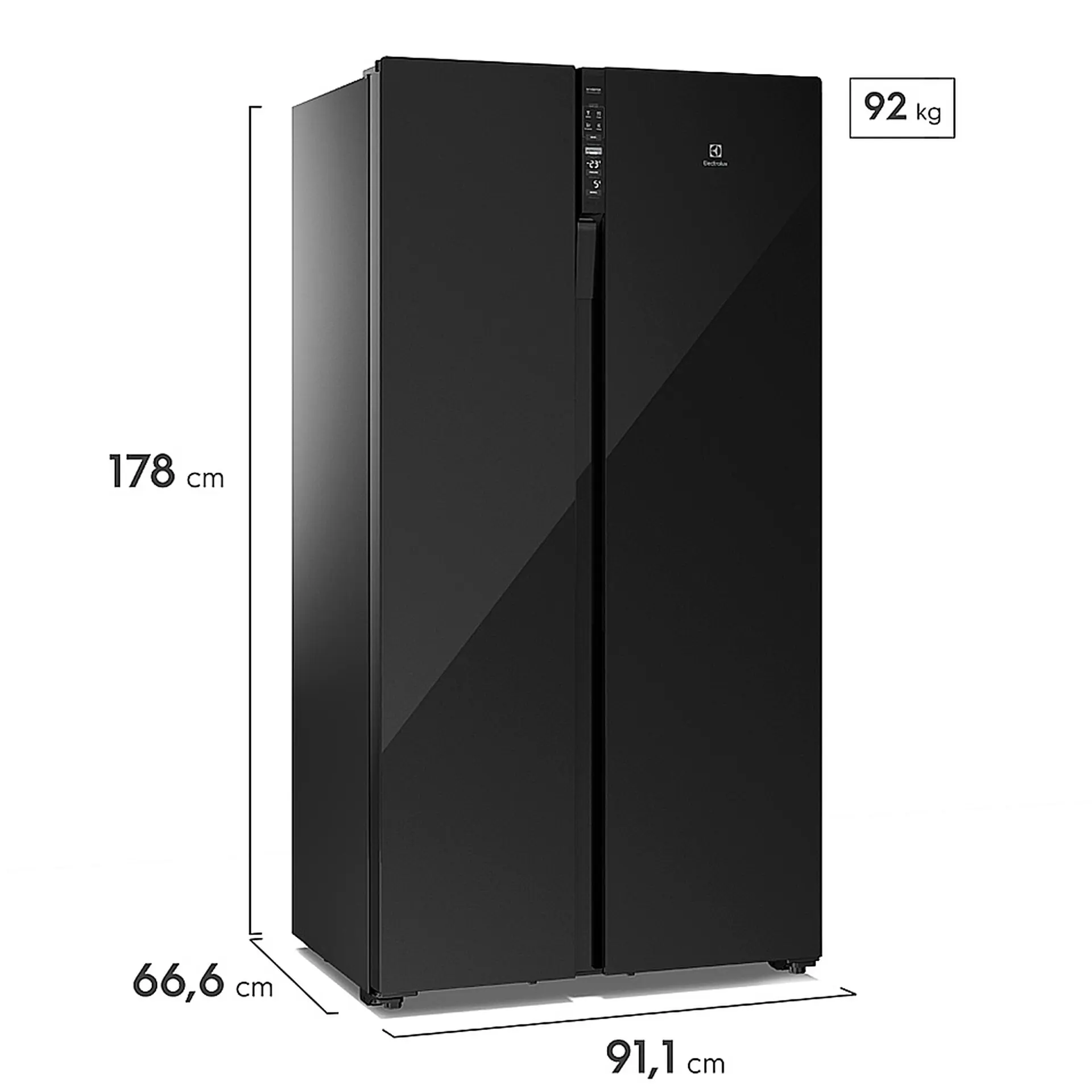 Geladeira Electrolux 531L Frost Free Side By Side ES5GB