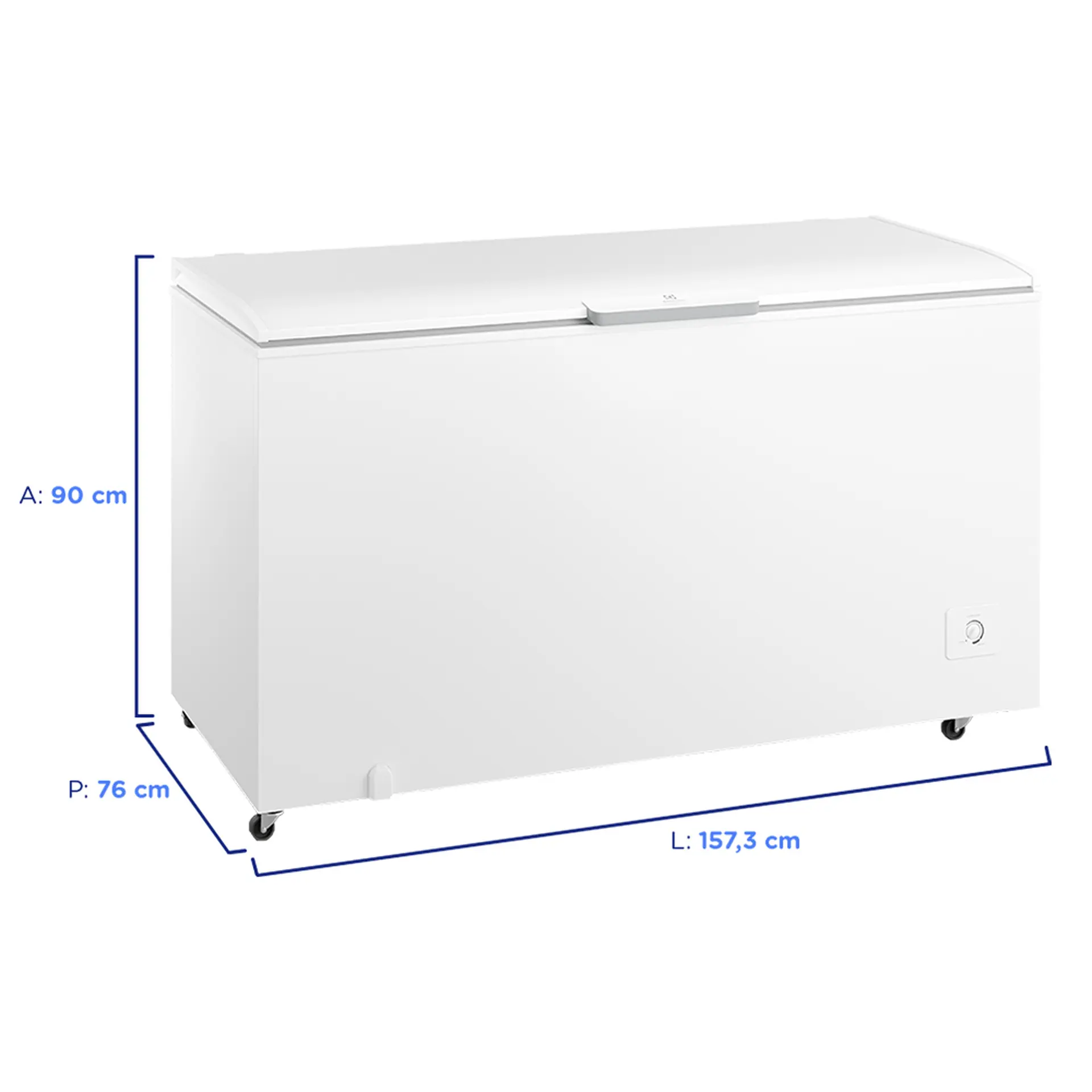 Freezer Electrolux 513L 1 Porta Horizontal Cycle Defrost Inverter