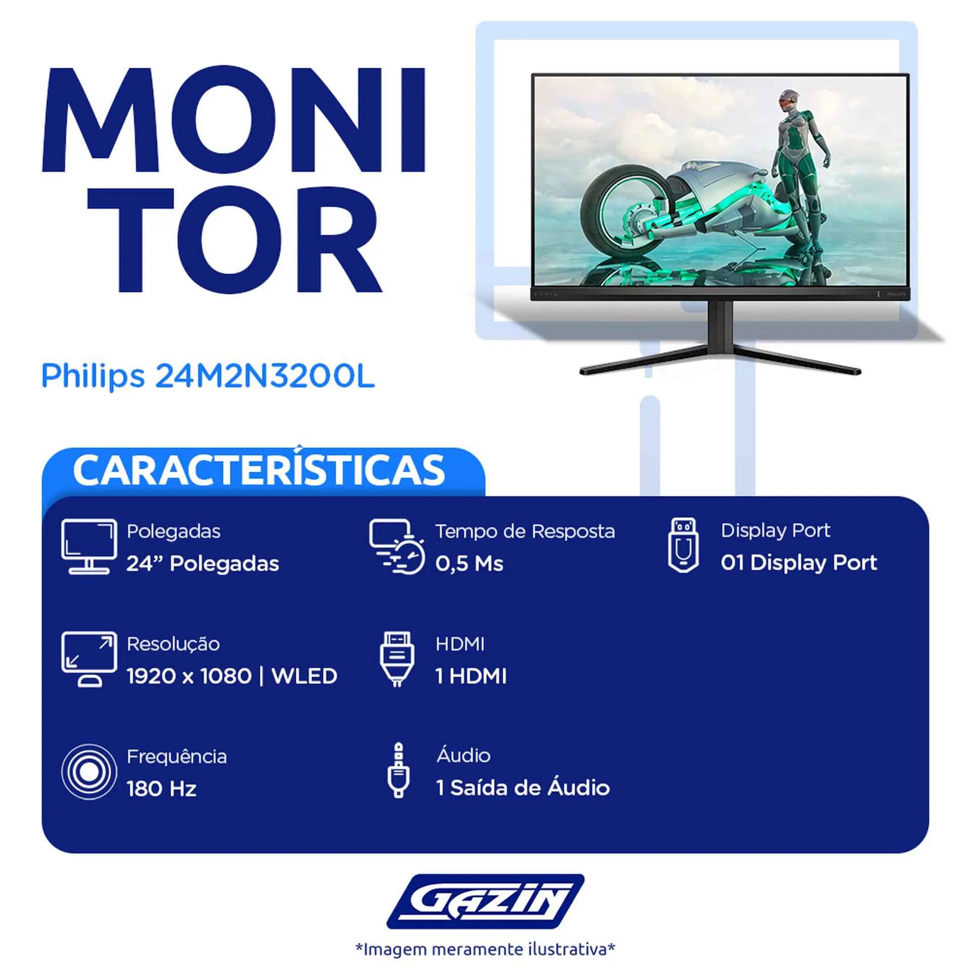 Monitor Gamer Philips 24