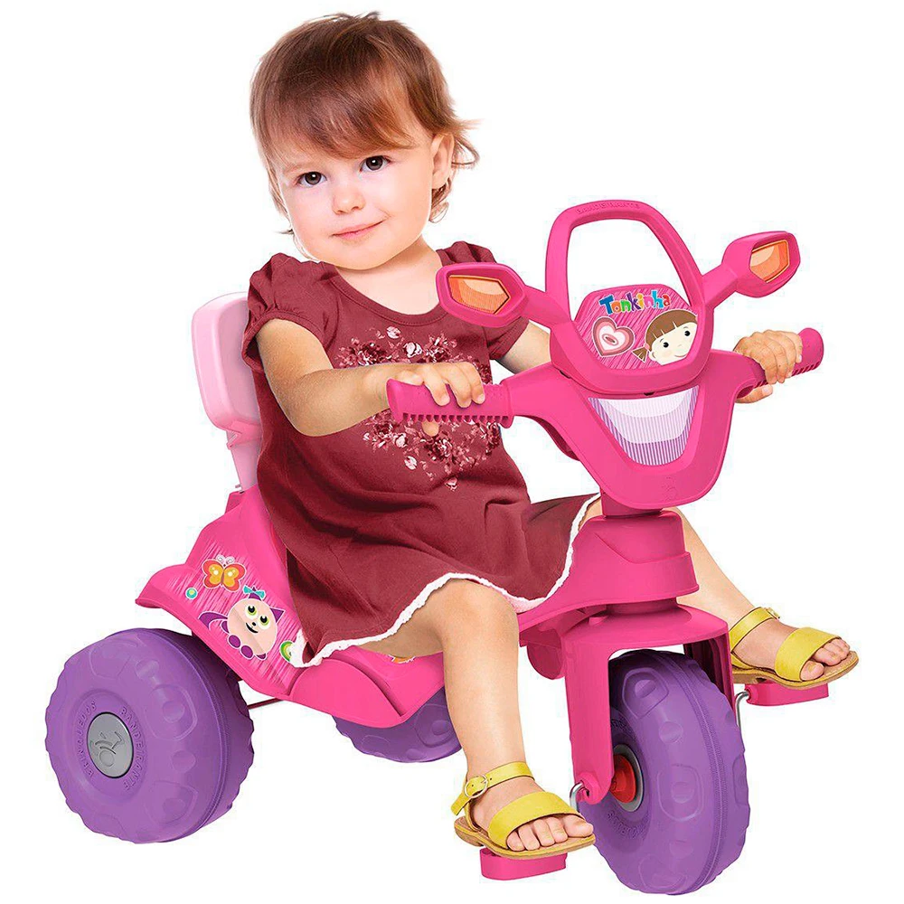 Triciclo Velobaby Disney - Minnie Bandeirante Rosa - Compre Agora