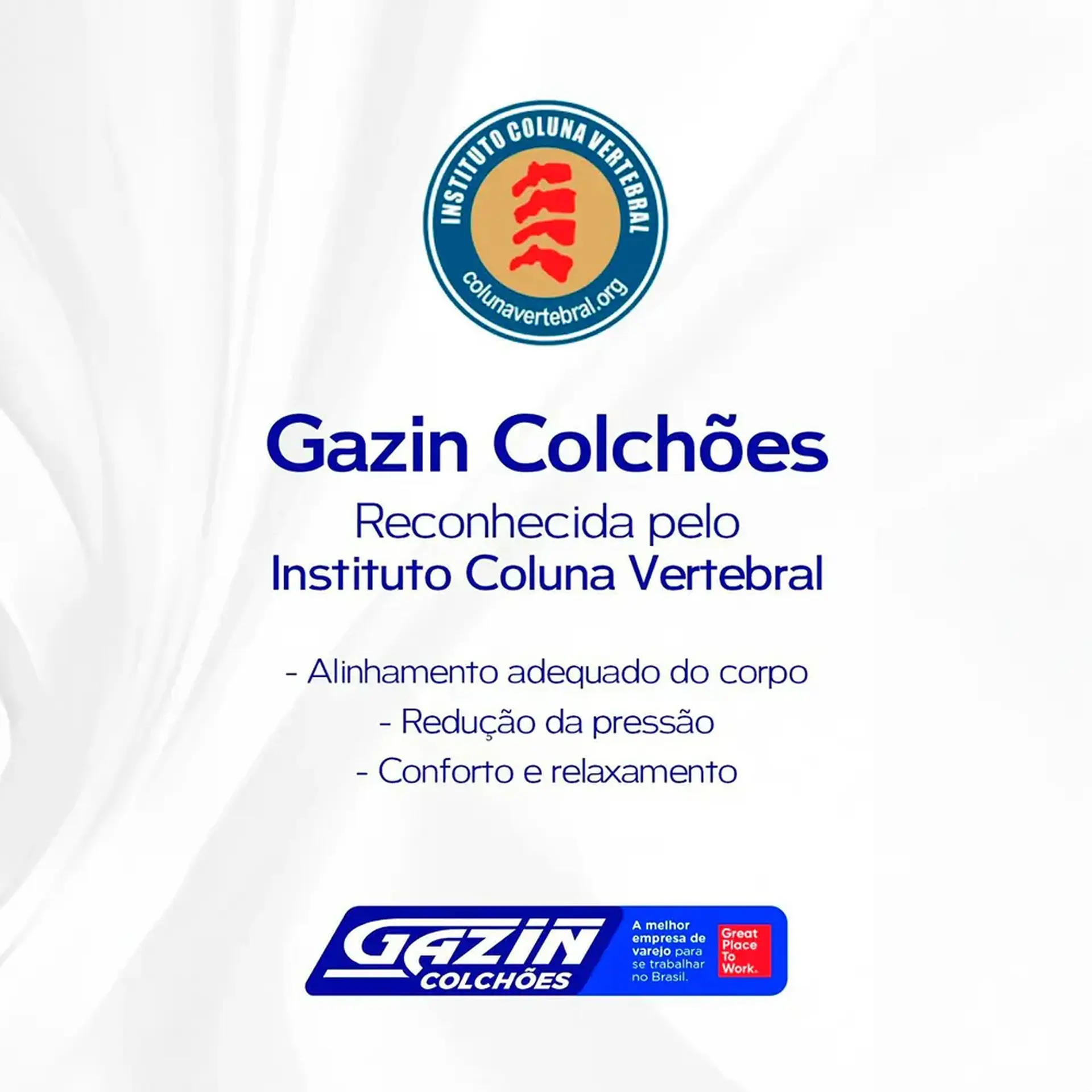 Colchão Queen Size Molas Ensacadas Gazin Propolis 158x198cm - Cru